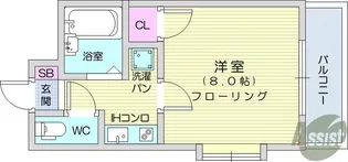 ビューパレス鹿野【2階】の間取り