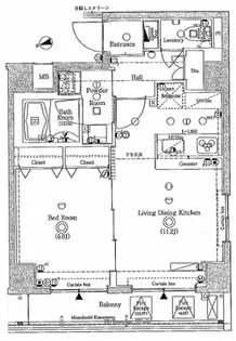 ヴァローレ野方【4階】の間取り