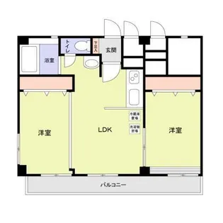 広尾ハイツ【7階】の間取り