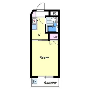 ハイタウン都立大学【3階】の間取り