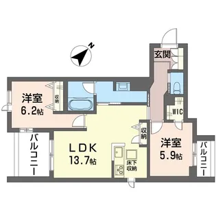 Maliena【1階】の間取り