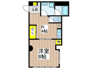 CASA CALIENTE ENOSHIMA【1階】の間取り