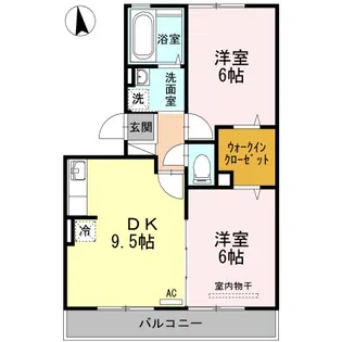 アーバンライフ5号館【3階】の間取り