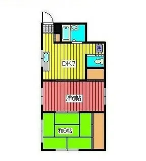 大河原マンション【3階】の間取り