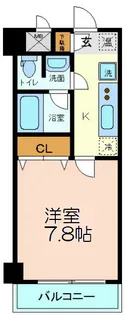 In-Towner木町【4階】の間取り