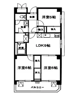 オーリッツコート甲南山手【1階】の間取り