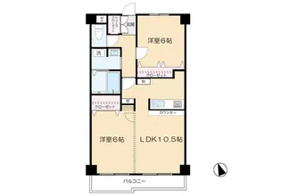 トライダント翠耀館【4階】の間取り