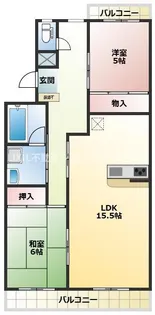 ペアシティ久喜壱番館【1階】の間取り