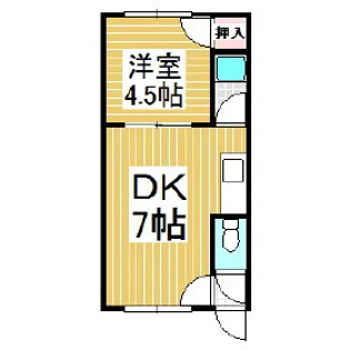 アルカンシエル【1階】の間取り