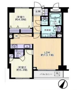 リーラ白山【9階】の間取り