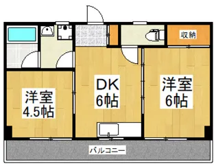 アインス東所沢【3階】の間取り