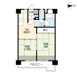 UR金田一丁目【3階】の間取り