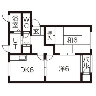アドラシオンII B【2階】の間取り