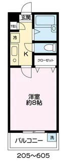 クレアコート【4階】の間取り