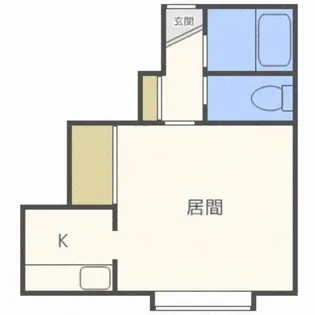 フロスティ川沿B【3階】の間取り