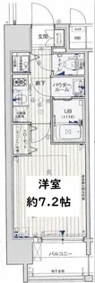 アドバンス難波南シャルム【4階】の間取り