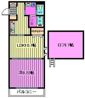 グロアール大宮【4階】の間取り