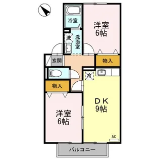 ストークENM A【2階】の間取り