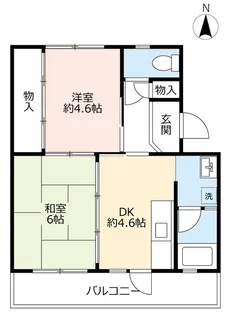 UR富田【3階】の間取り