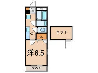 プリムヴェ-ルソレイユII番館【2階】の間取り