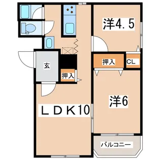 ヒーローマンション高瀬【1階】の間取り