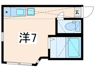 ユナイト港南オトゥール【2階】の間取り