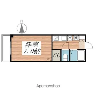 クレスト【1階】の間取り
