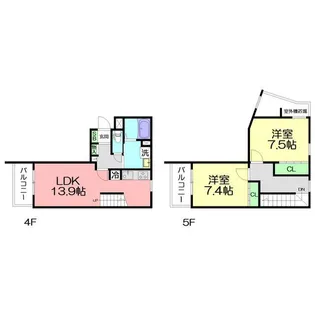 GRANDREVE見附町の間取り