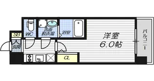 ファステート大阪ヒョードル【5階】の間取り