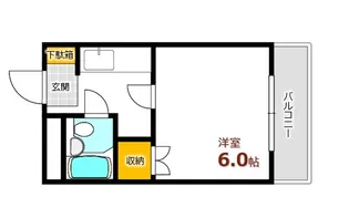 ヴィラ海田【2階】の間取り