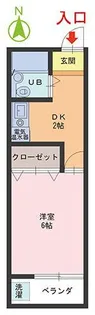 オルレアン・K【3階】の間取り
