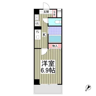 シャトール田口金沢八景【4階】の間取り