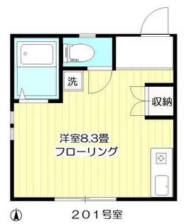 フローラ【2階】の間取り