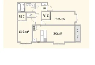 クレール本天沼【1階】の間取り