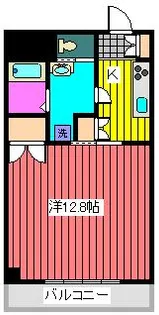第六田嶋ビル【3階】の間取り