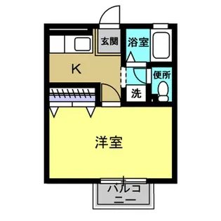 リプレK【1階】の間取り