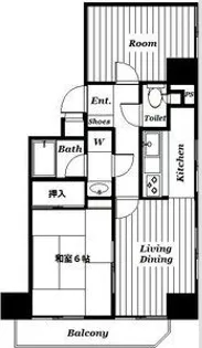コスモ西巣鴨【10階】の間取り