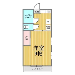 あけぼのコーポ【1階】の間取り