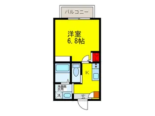エヌエムキャトフヴァンシス【1階】の間取り
