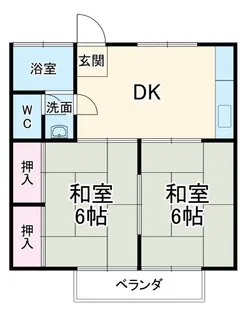 ハイツ ナカ【2階】の間取り