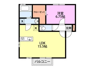 メゾンシルエーラ【1階】の間取り