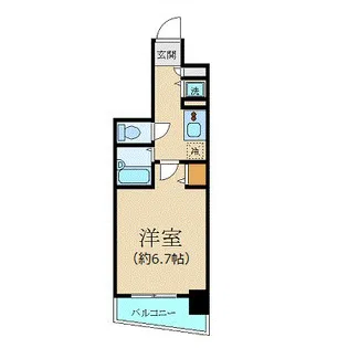 プレサンス新宿御苑前アルティメット【4階】の間取り