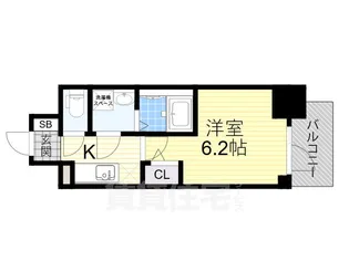 JMFレジデンス都島【5階】の間取り