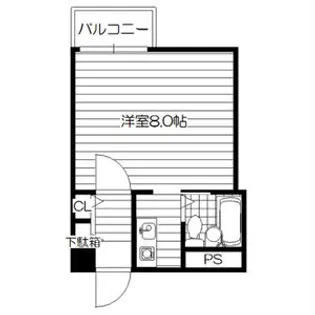 東大阪レジデンス【4階】の間取り