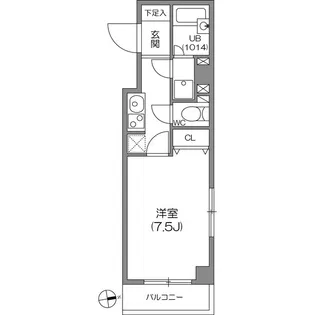 ガーラプレイス八幡山壱番館【2階】の間取り
