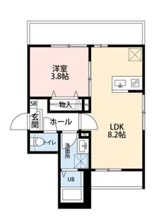 ソーレIII【1階】の間取り