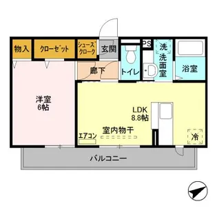 プランドール【3階】の間取り