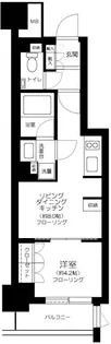 オープンレジデンシア麻布六本木【2階】の間取り