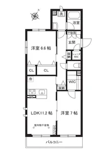 櫻レジデンス【3階】の間取り