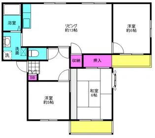 エディーココ【1階】の間取り